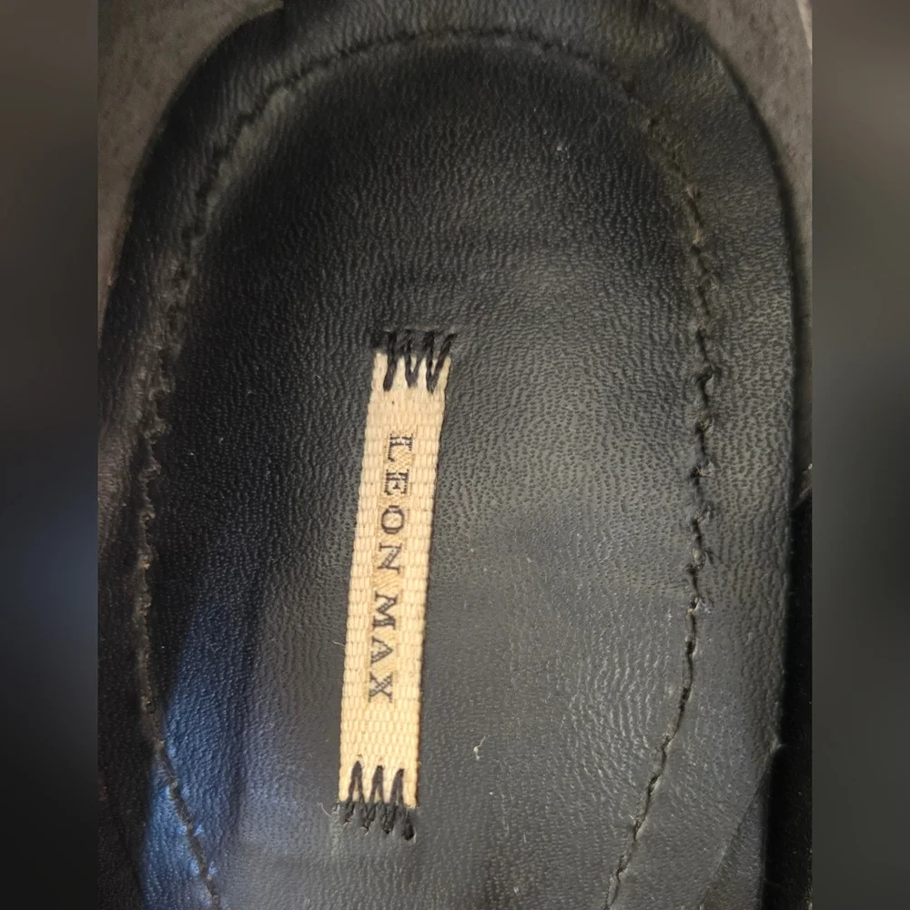 Leon Max Chic Black Women's Heels